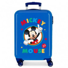 Imagen maleta mickey mouse 55cm azul disney