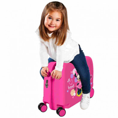 imagen 4 de maleta infantil minnie mouse rosa disney imagen 4 de maleta infantil minnie mouse rosa disney