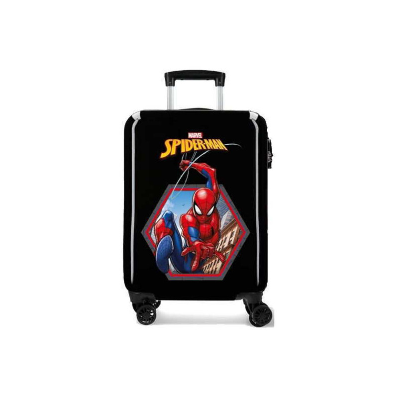 Imagen maleta spiderman 55cm negra marvel