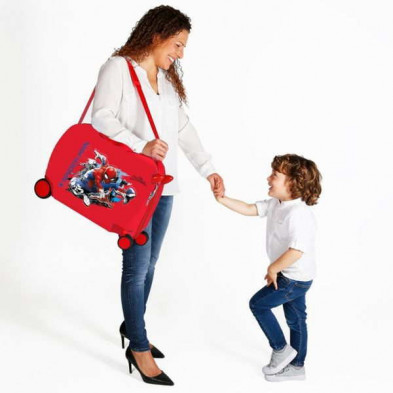 imagen 4 de maleta infantil spiderman roja marvel imagen 4 de maleta infantil spiderman roja marvel