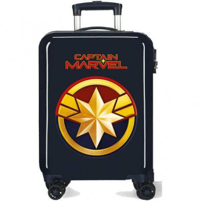 Imagen maleta capitana marvel 68cm azul