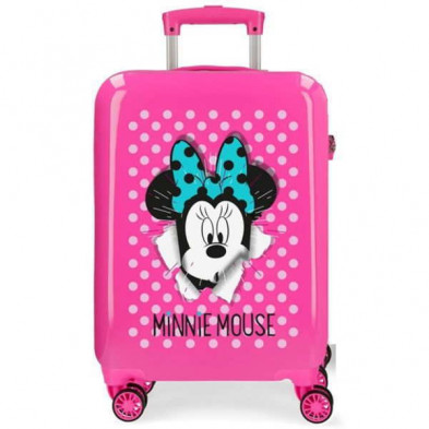 Imagen maleta minnie mouse 68cm rosa disney