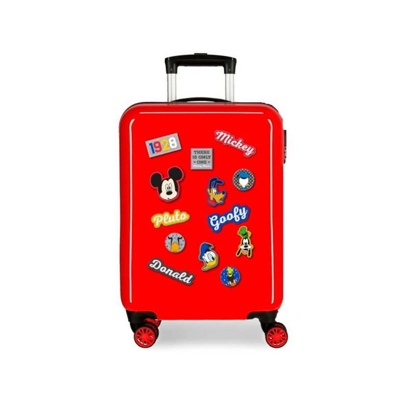 Imagen maleta mickey mouse 68cm roja disney