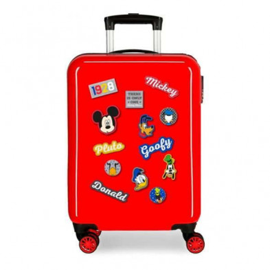 Imagen maleta mickey mouse 55cm roja disney