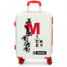 Imagen maleta mickey mouse 55cm blanca disney