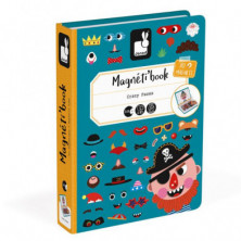 Imagen magnetic book caras locas - crazy faces chicos