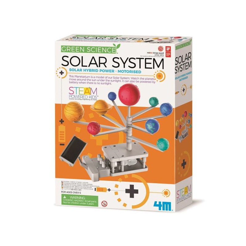 Imagen green science - sistema solar motorizado