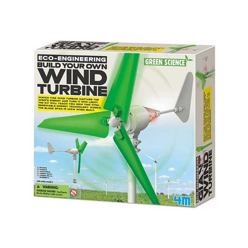 Imagen green science - construye tu turbina eólica