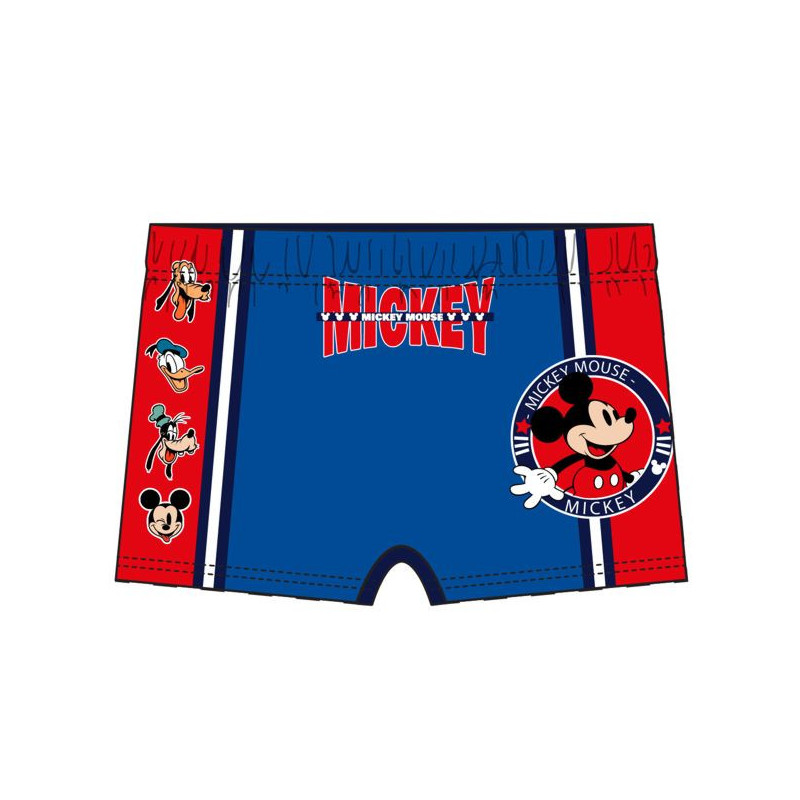 Imagen bañador boxer mickey mouse azul