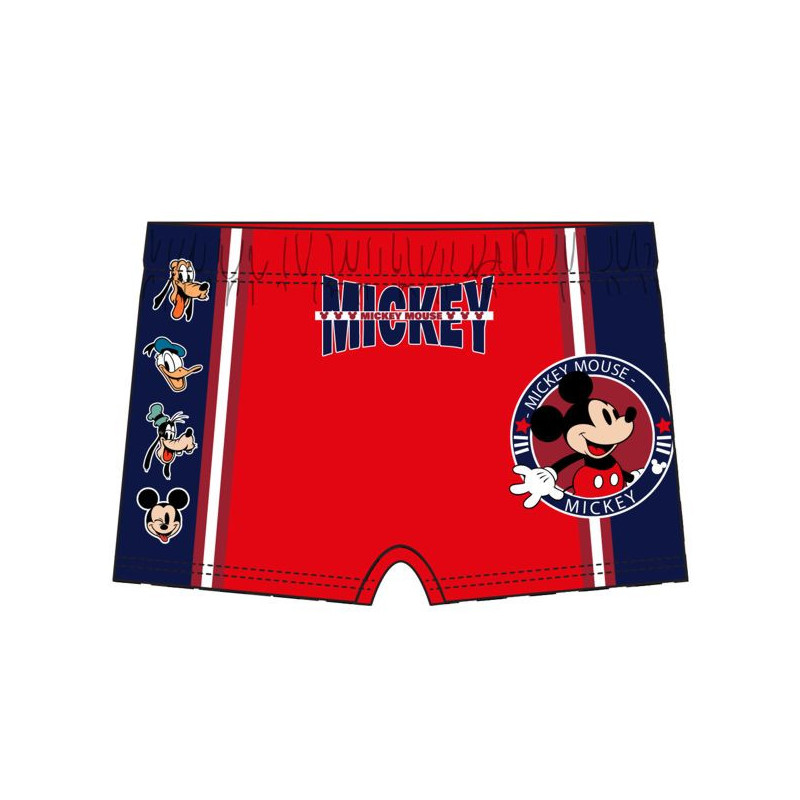 Imagen bañador boxer mickey mouse rojo