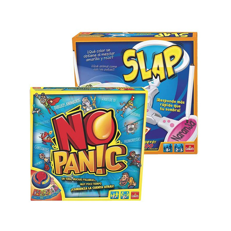 Imagen pack slap + no panic juegos de mesa