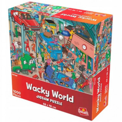 Imagen puzle wacky world garaje 1000 piezas