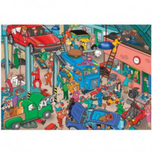 Puzzle wacky world garage 1000 peças