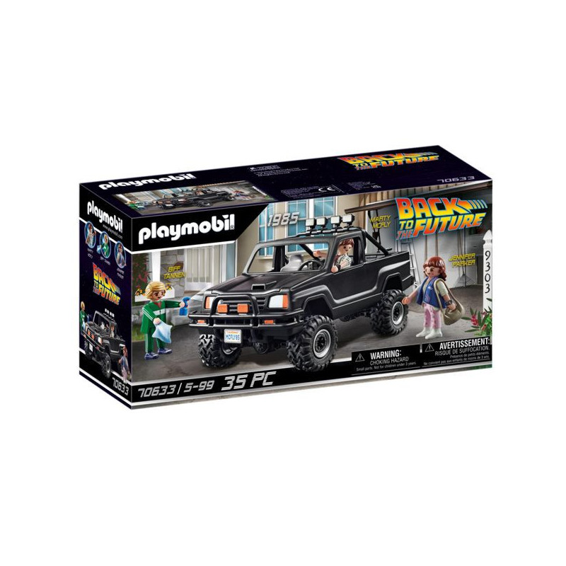 Imagen camioneta pick-up de marty back to the future