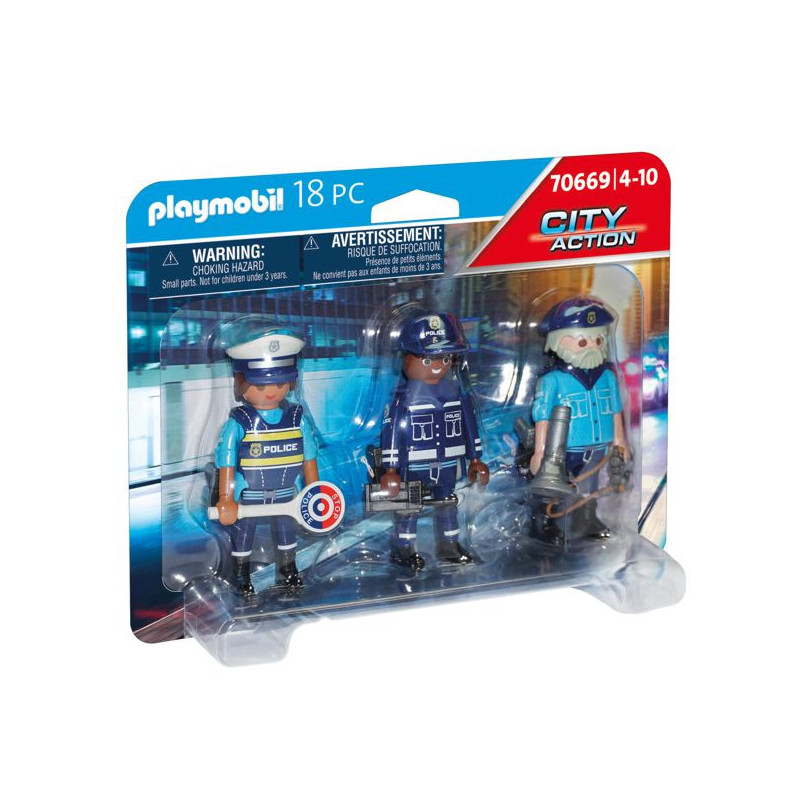 Imagen set figuras de policía