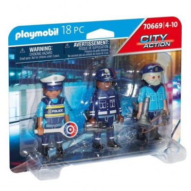 Imagen set figuras de policía