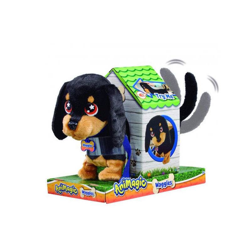 Imagen peluche interactivo waggles animagic teckel Imagen peluche interactivo waggles animagic teckel