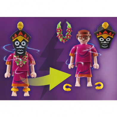 imagen 1 de scooby-doo! aventura con witch doctor playmobil