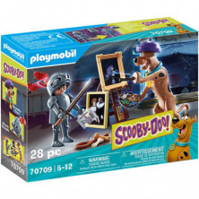 Imagen scooby-doo! aventura con black knight playmobil