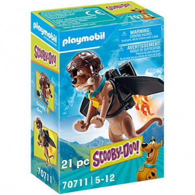 Imagen scooby-doo! figura coleccionable piloto playmobil