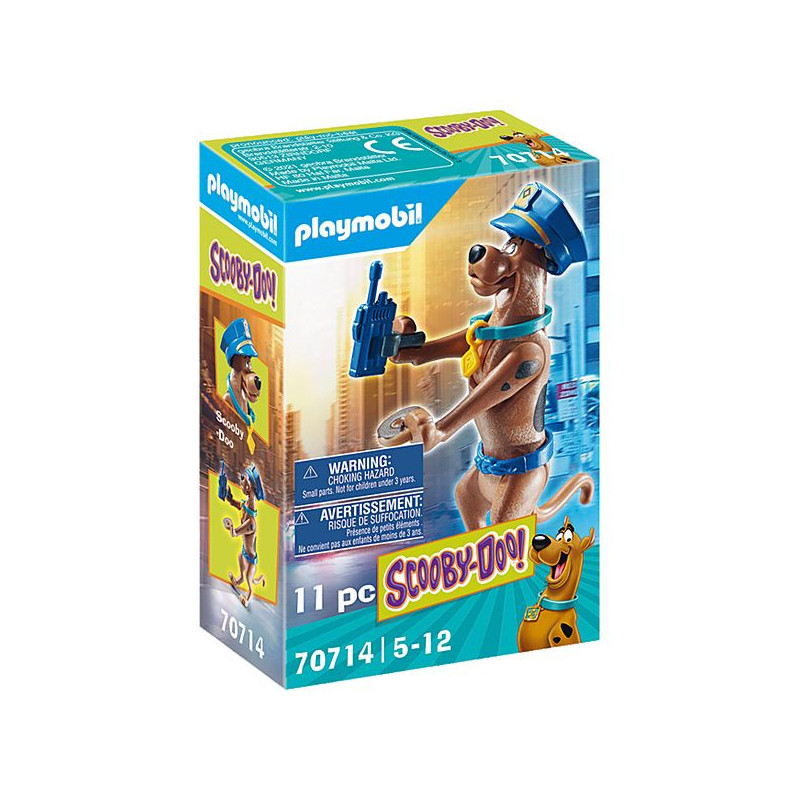 Imagen scooby-doo! figura coleccionable policía playmobil