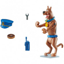 imagen 2 de scooby-doo! figura coleccionable policía playmobil