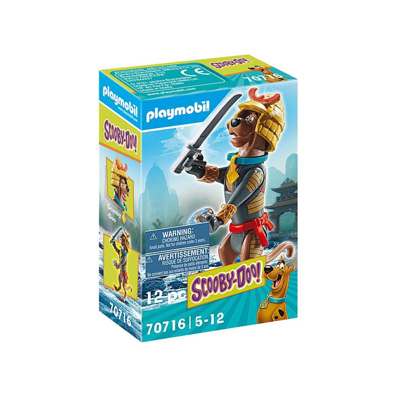 Imagen scooby-doo! figura coleccionable samurai playmobil