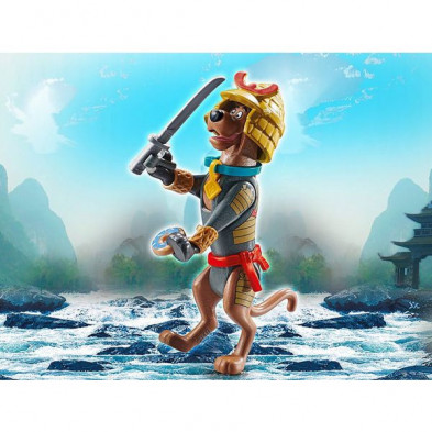 imagen 1 de scooby-doo! figura coleccionable samurai playmobil