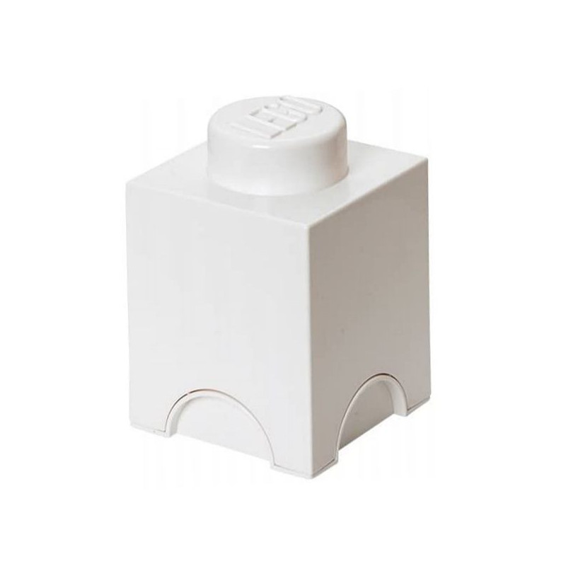 Imagen caja lego blanco 18x12.5x12.5cm brick 1