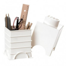 imagen 1 de caja lego blanco 18x12.5x12.5cm brick 1