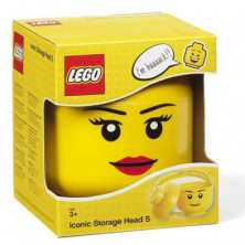 imagen 1 de caja lego cabeza niña pequeña ø16x18.5cm