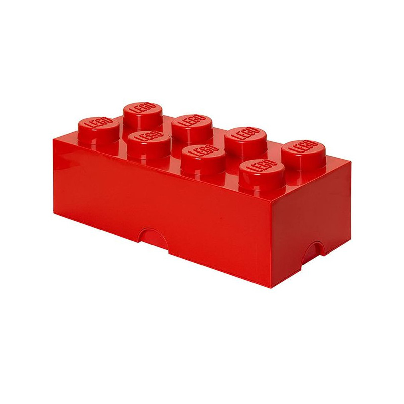Imagen caja lego ladrillo rojo 50x25x18cm