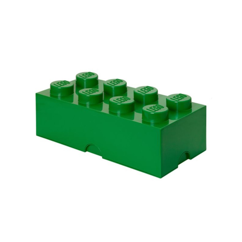 Imagen caja lego ladrillo verde 50x25x18cm