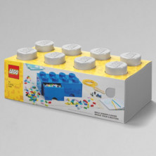 imagen 1 de caja lego ladrillo gris 50x25x18cm drawer 8