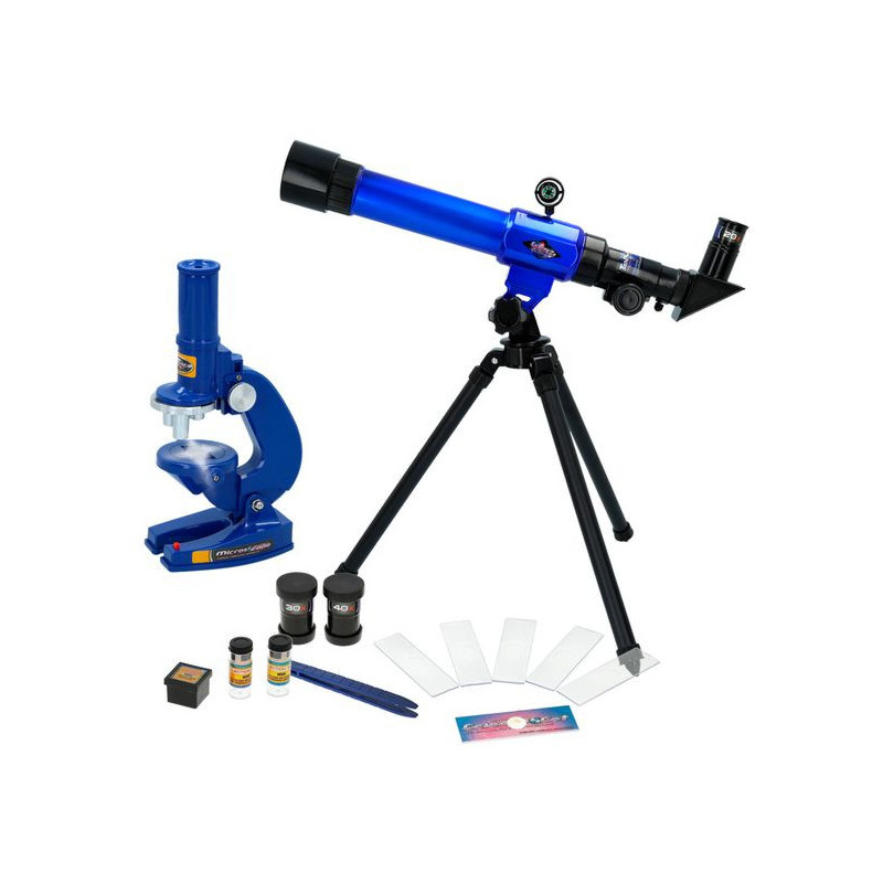 Imagen telescopio + microscopio set