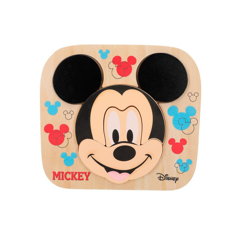 Imagen puzzle madera mickey 22x20cm disney