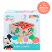 imagen 2 de cubo formas madera 13cm disney