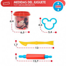 imagen 4 de plastilina mickey pack 4 botes con herramientas