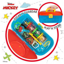 imagen 1 de caja plastilina mickey 4 botes  y herramientas