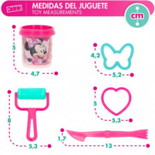 imagen 3 de mochila plastilina minnie 4 botes  y herramientas