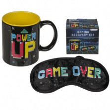 Imagen set de reposo antifaz & taza gaming