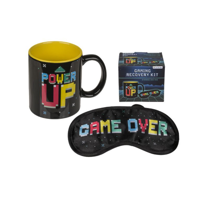 Imagen set de reposo antifaz & taza gaming