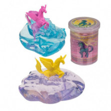 Imagen slime unicornio glitter 6cm color surtido unidad