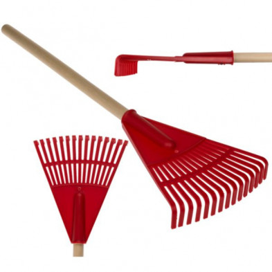 Imagen rascador de espalda plástico mango de madera 60cm Imagen rascador de espalda plástico mango de madera 60cm