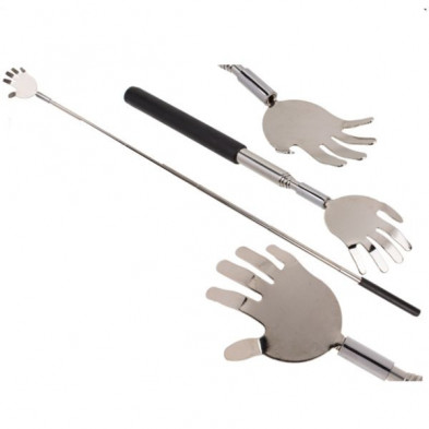 Imagen rascador de espalda metal mano 70cm Imagen rascador de espalda metal mano 70cm
