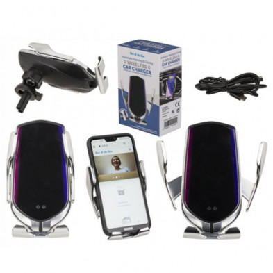 Imagen soporte de móvil para coche con cargador sin cable Imagen soporte de móvil para coche con cargador sin cable
