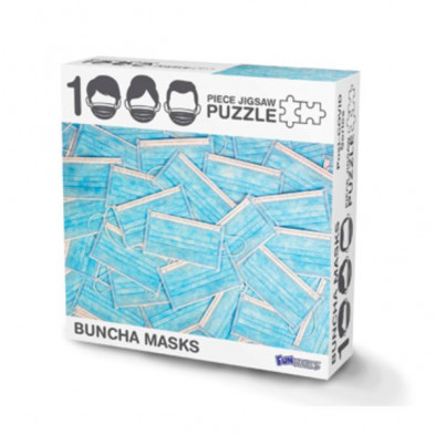 Imagen puzle mascarillas 1000 piezas 68x48 Imagen puzle mascarillas 1000 piezas 68x48