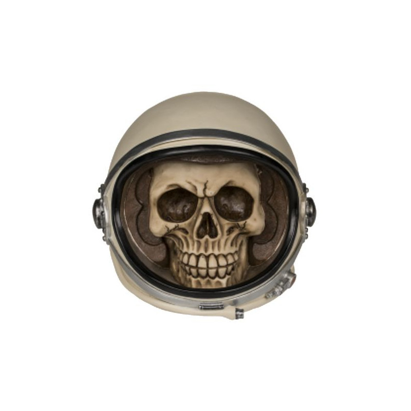 Imagen hucha calavera casco astronauta 17x17cm