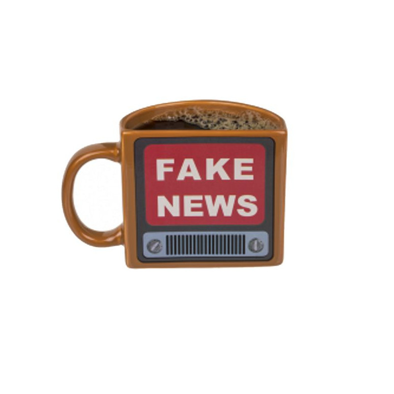 Imagen taza fake news 15x10cm