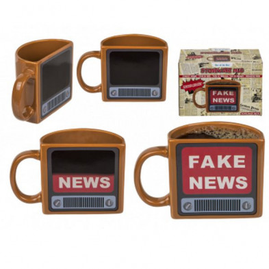 imagen 1 de taza fake news 15x10cm